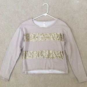 Gold Sparkly Sweater